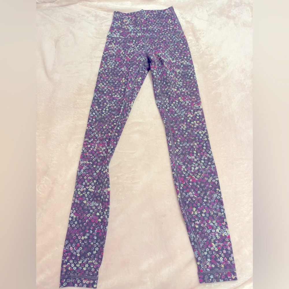 Lululemon leggings flower print